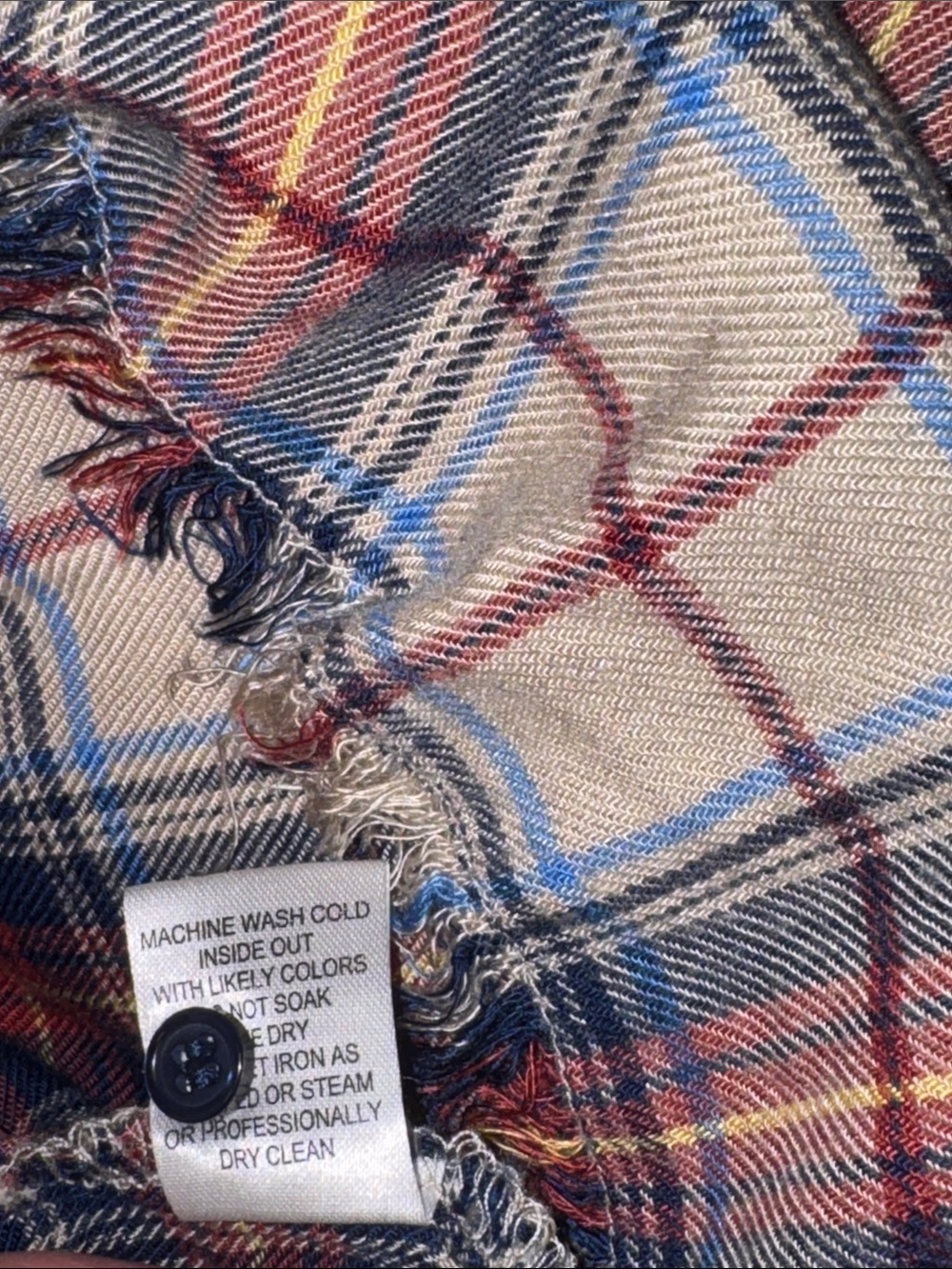 New Women’s Plaid Knit Long Sleeve Tunic Top - Large - Picture 8 of 8